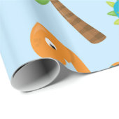 Adorable Dinosaurier Geschenkpapier (Rolleneckpunkt)