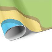 Adorable Dinosaurier Geschenkpapier (Rolleneckpunkt)