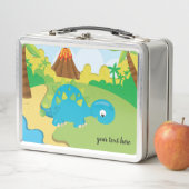 Adorable Dinosaurier Metall Lunch Box (Beispiel)