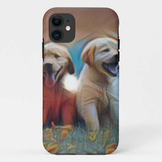 Adorable Dog Artwork Case-Mate iPhone Hülle (Rückseite)