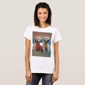 Adorable Dog Artwork T-Shirt (Vorne ganz)