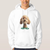 Adorable Dog Illustration Hoodie - Ideal für Haust (Vorderseite)
