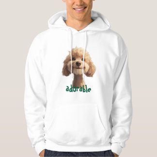 Adorable Dog Illustration Hoodie - Ideal für Haust