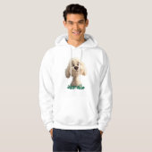 Adorable Dog Illustration Hoodie - Ideal für Haust (Vorne ganz)