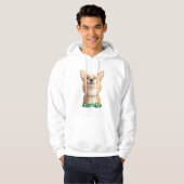 Adorable Dog Illustration Hoodie - Ideal für Haust (Vorne ganz)