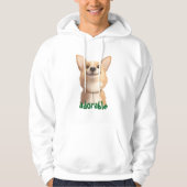 Adorable Dog Illustration Hoodie - Ideal für Haust (Vorderseite)