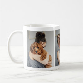 Adorable Dog Lover's Foto Collage Tasse