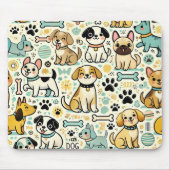 Adorable Dog Mouse Pad Mousepad (Vorne)