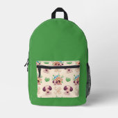 Adorable Dog Muster Bedruckter Rucksack (Vorderseite)