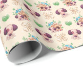 Adorable Dog Muster Geschenkpapier (Rolleneckpunkt)