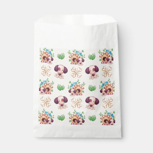 Adorable Dog Muster Geschenktütchen (Vorderseite)