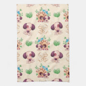 Adorable Dog Muster Geschirrtuch (Vertikal)