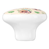 Adorable Dog Muster Keramikknauf (Seitenansicht)