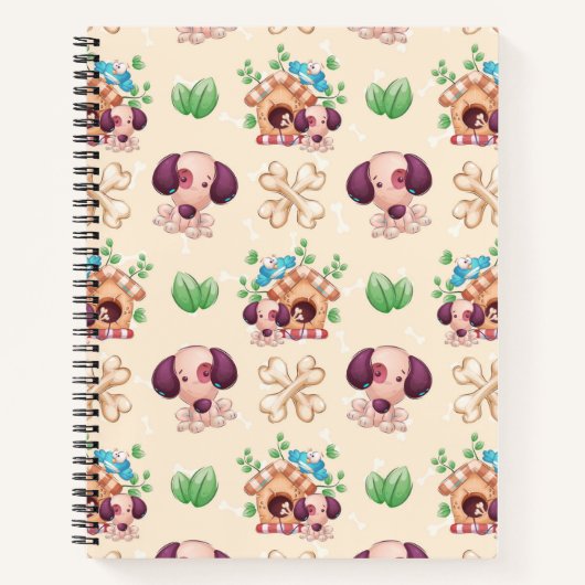 Adorable Dog Muster Notizblock (Vorderseite)