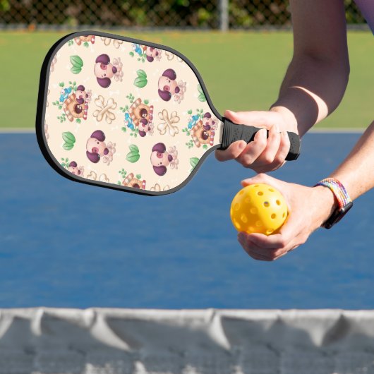 Adorable Dog Muster Pickleball Schläger (InSitu)