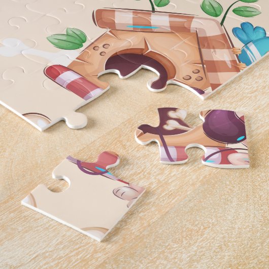 Adorable Dog Muster Puzzle (Seite)