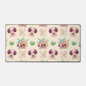 Adorable Dog Muster Schreibtischunterlage (Vorderseite)