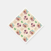 Adorable Dog Muster Serviette (Ecke)