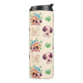 Adorable Dog Muster Thermosbecher (Nach links gedreht)