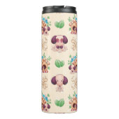 Adorable Dog Muster Thermosbecher (Rückseite)