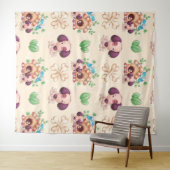 Adorable Dog Muster Wandteppich (Beispiel (Horizontal))
