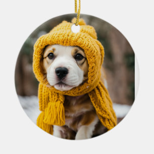 "Adorable Dog Ornaments - Ideal für Hundefreunde" Keramik Ornament