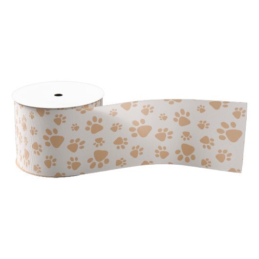 Adorable Dog Paw Print Ripsband (Spule)