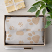 Adorable Dog Paw Print Seidenpapier (Geschenk)