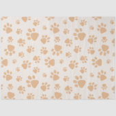 Adorable Dog Paw Print Seidenpapier (Vorderseite)