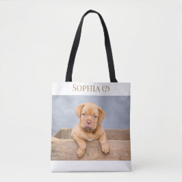 Adorable Dogue de Bordeaux Welpe, Tasche