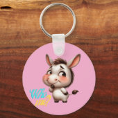 Adorable Donkey für Weihnachten 2024 - Perfektes G Schlüsselanhänger (Vorderseite)