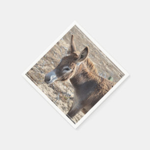 Adorable Donkey Serviette