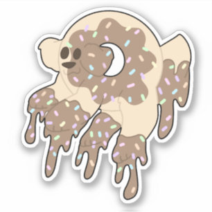 Adorable Donut Dog Aufkleber