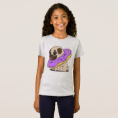 Adorable Donut Mops T-Shirt (Vorne ganz)