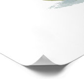 Adorable Doodle Elephant Niedlich & spielerisch Poster (Ecke)