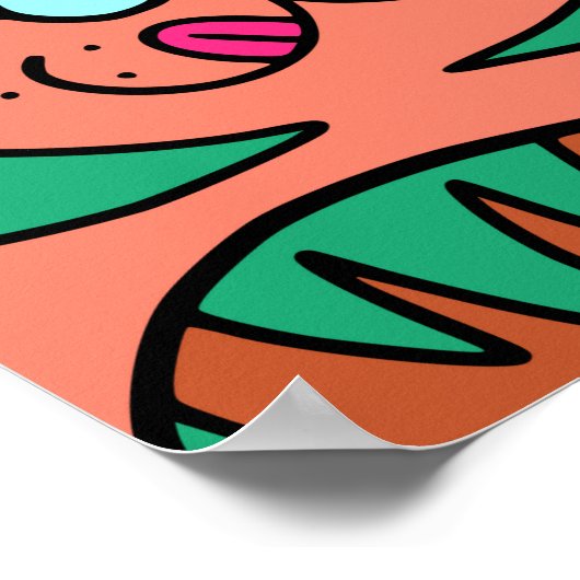 Adorable Doodle Pet Cat Community Poster (Ecke)