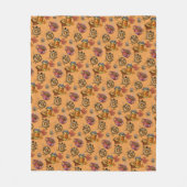 Adorable Doughnut and Teeflocken Blanket Fleecedecke (Vorderseite)