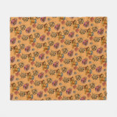 Adorable Doughnut and Teeflocken Blanket Fleecedecke (Vorderseite (Horizontal))