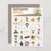 Adorable Dragon Halloween BINGO Board! (Vorne/Hinten)