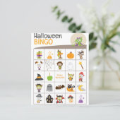 Adorable Dragon Halloween BINGO Board! (Stehend Vorderseite)