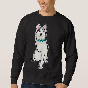 Adorable drei legendäre Tripod Husky genannt Mochi Sweatshirt