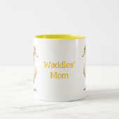 Adorable Duck Zweifarbige Tasse (Mittel)