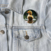 "Adorable Duckling im Regen Button (Beispiel)