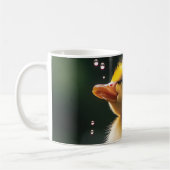 "Adorable Duckling im Regen Kaffeetasse (Links)