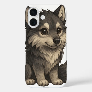 Adorable Dürre Wolf Phone Case