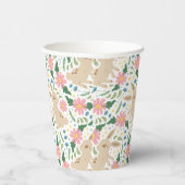  adorable Easter Bunny & Eggs Pattern Pappbecher (Rechts)