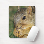 Adorable Eichhörnchen Ess Peanut Foto Mouse Pad Mousepad (Mit Mouse)
