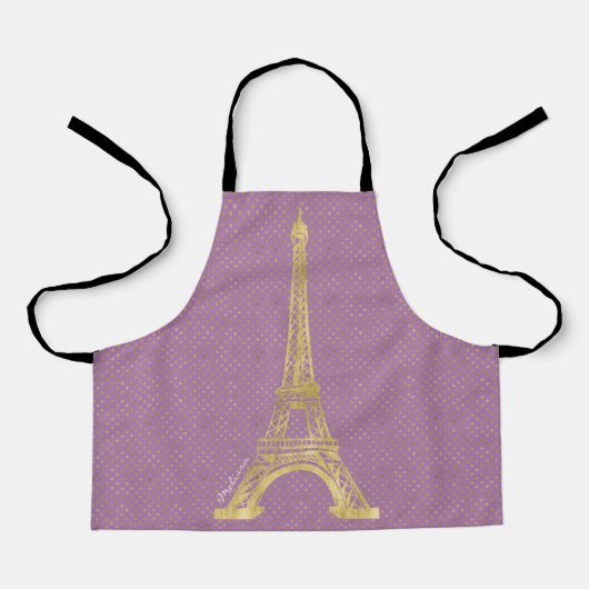 Adorable Eiffelturm Schürze (Vorderseite)