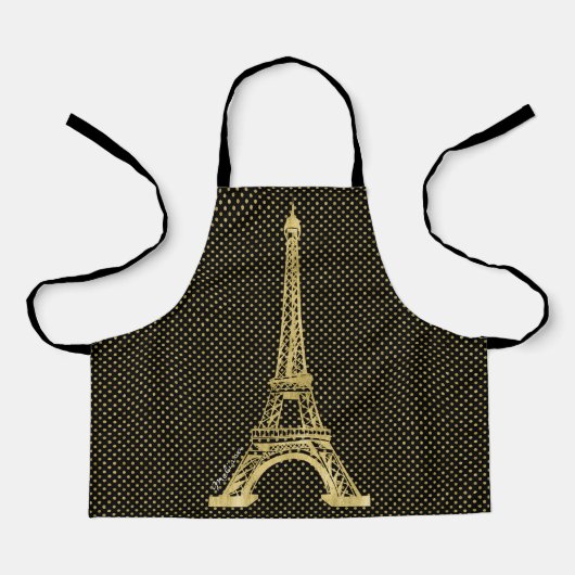 Adorable Eiffelturm Schürze (Vorderseite)
