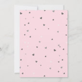 Adorable Elefantenfamiliendusche Einladung (Rückseite)